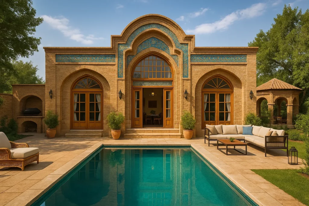 طراحی ویلای ایرانی